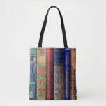 Beautiful Book Spines Tote Bag<br><div class="desc">Celebrate your love of books with this decorative book spines book tote. For book lovers,  readers,  writers,  bibliophiles,  bibliomaniacs,  book collectors,  book sellers,  book experts,  book worms,  book geeks,  book obsessed,  people who love reading,  and all bookalicious fans of the written word.</div>