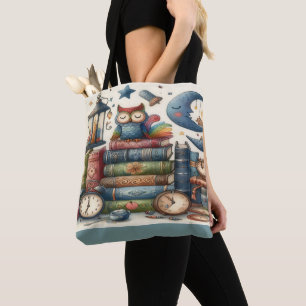 Beautiful Books - See Back -  Tote Bag
