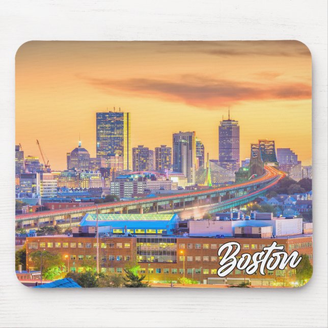 Beautiful Boston, Massachusetts, USA Mouse Pad (Front)