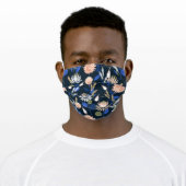 Beautiful Botanical Protea Flowers Floral Adult Cloth Face Mask (Worn)