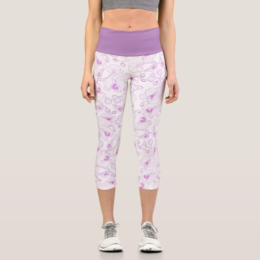 Beautiful Botanical Purple Orchid Girly Floral