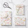 Beautiful Botanical Summer Wildflowers Simple Cute Wrapping Paper Sheets