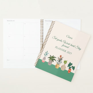 Beautiful Botanicals Personalized Planner 2025