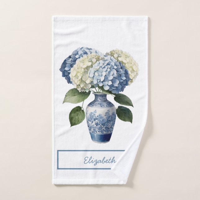 Beautiful bouquet hydrangea  hand towel  (Hand Towel)