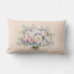 Beautiful Bouquet Throw Pillow Floral Home Decor
