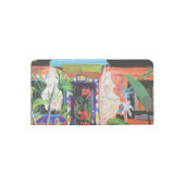 Beautiful Bowling Ball House Check Book Cover (Back)