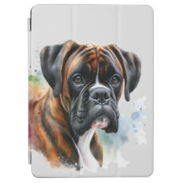Beautiful Boxer Dog in Watercolor iPad Air Cover