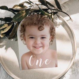 Beautiful Boys 1st Birthday Party Photo Arch Invitation