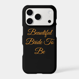Beautiful Bride To Be for iPhone casses 17 Pro Case