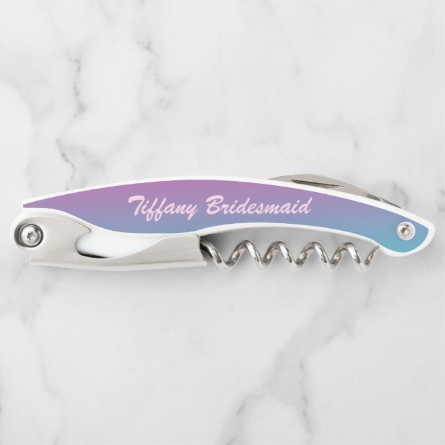 Beautiful Bridesmaid Waiter's Corkscrew (Front)