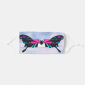 Beautiful Bright Butterfly Adult Cloth Face Mask (Front, Folded)