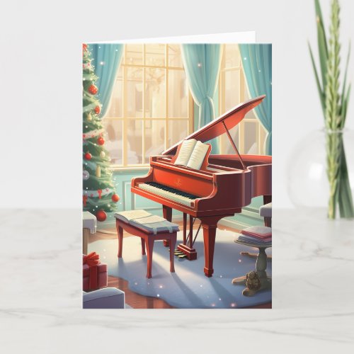 Beautiful Bright Christmas Music Grand Piano