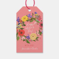 Beautiful Bright Floral Wreath Happy Mother's Day 
