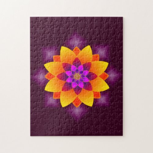 Beautiful Bright Mandala Puzzle