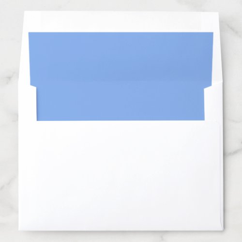 Beautiful Bright Ocean Blue Sky Colored  Envelope Liner