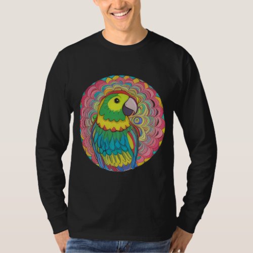 beautiful bright parrot  T_Shirt