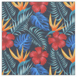 Beautiful Bright Vibrant Tropical Fabric
