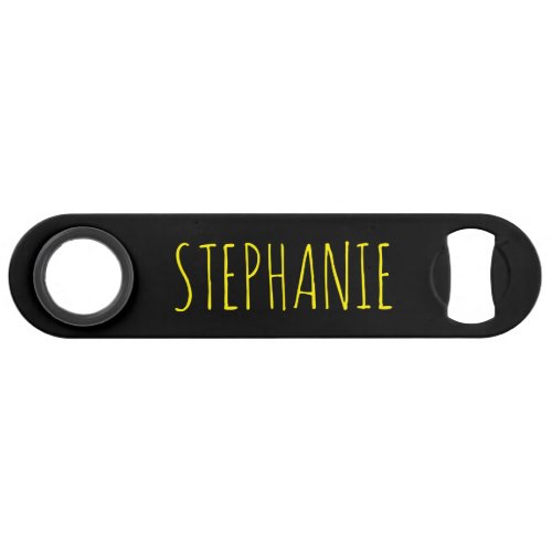 Beautiful Bright Yellow Sunflower _ Personalized Bar Key