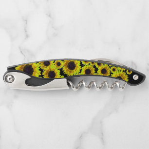Beautiful Bright Yellow Sunflower - Waiter's Corkscrew