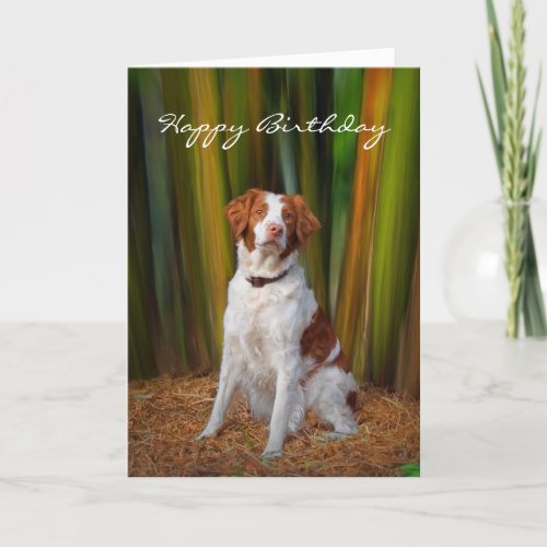 Beautiful Brittany Birthday Card