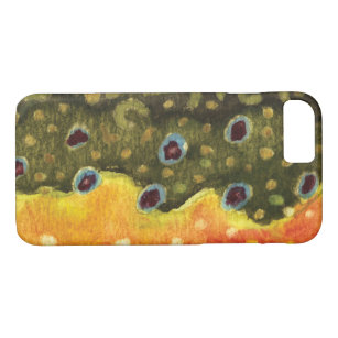 Beautiful Brook Trout Skin, Fly Fishing Angler's iPhone 8/7 Case