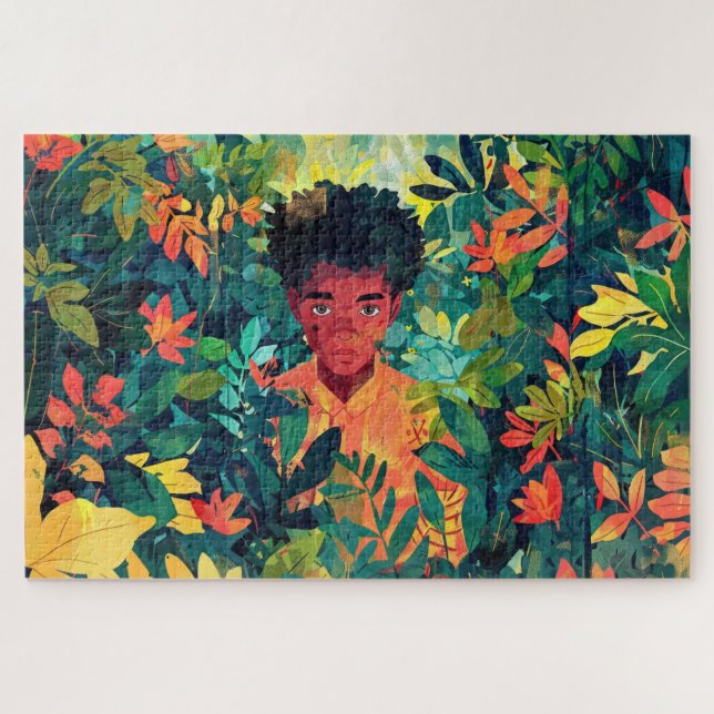 Beautiful Brown Boy Jigsaw Puzzle (Horizontal)