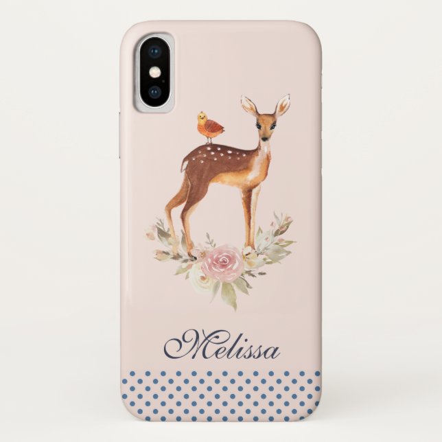 Beautiful Brown Doe with White Spots Case-Mate iPhone Case (Back)