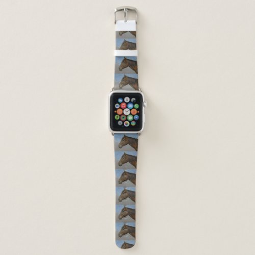 Beautiful Brown Horse Apple Watch Band