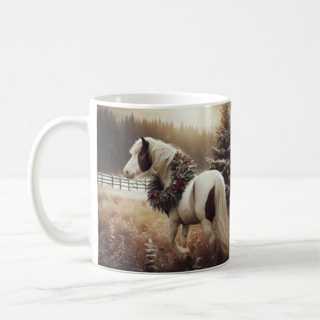 Beautiful Brown  Horse Equestrian Animal Love Coffee Mug (Left)