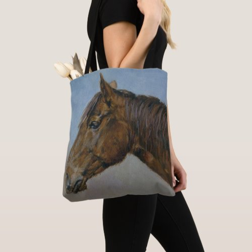 Beautiful Brown Horse Portrait Tote Bag