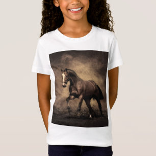 Beautiful brown horse throw pillow T-Shirt