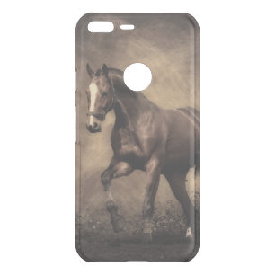 Beautiful brown horse throw pillow uncommon google pixel XL case