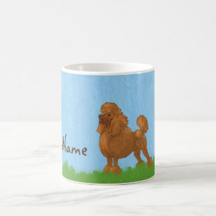 Beautiful Brown Poodle Coffee Mug