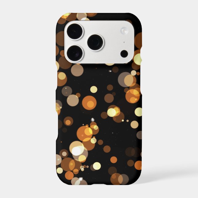 Beautiful bubbles of light iphone case (Back)
