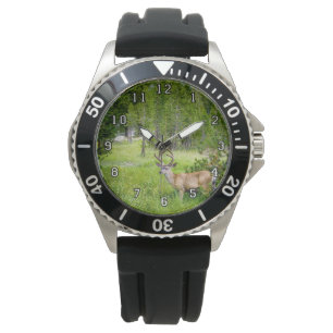Beautiful Buck in the Meadow eWatch Watch
