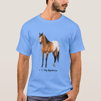 Beautiful Buckskin Appaloosa Quarter Horse T-Shirt