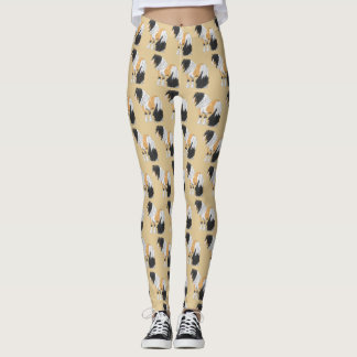 Beautiful Buckskin Pinto Gypsy Vanner Draft Horse Leggings