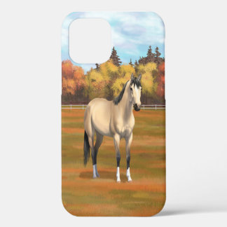 Beautiful Buckskin Quarter Horse iPhone 12 Case