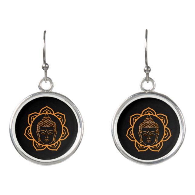 Beautiful Buddha Jewelry  Earrings (Front)