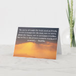 Beautiful Buddhist Quote With Inspirational Photo Card at Zazzle