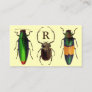 Beautiful Bugs | Insects | Monogram | Entomologist Business Card