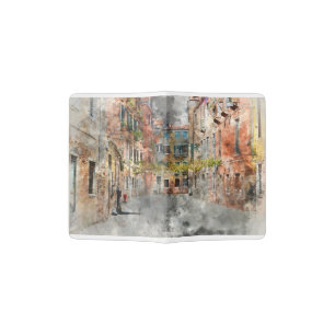 Beautiful Buildings in Venice Italy Passport Holder