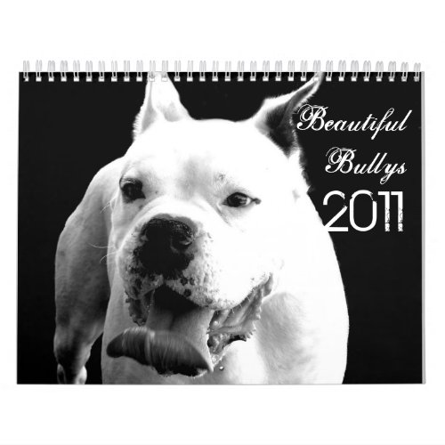 Beautiful Bullys 2011 Dog Calendar