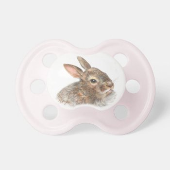 Beautiful Bunny Rabbit Pacifier by adorablez at Zazzle