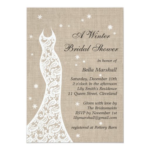 Beautiful Bridal Shower Invitations 7