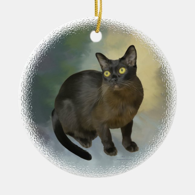 Beautiful Burmese Ceramic Ornament (Front)