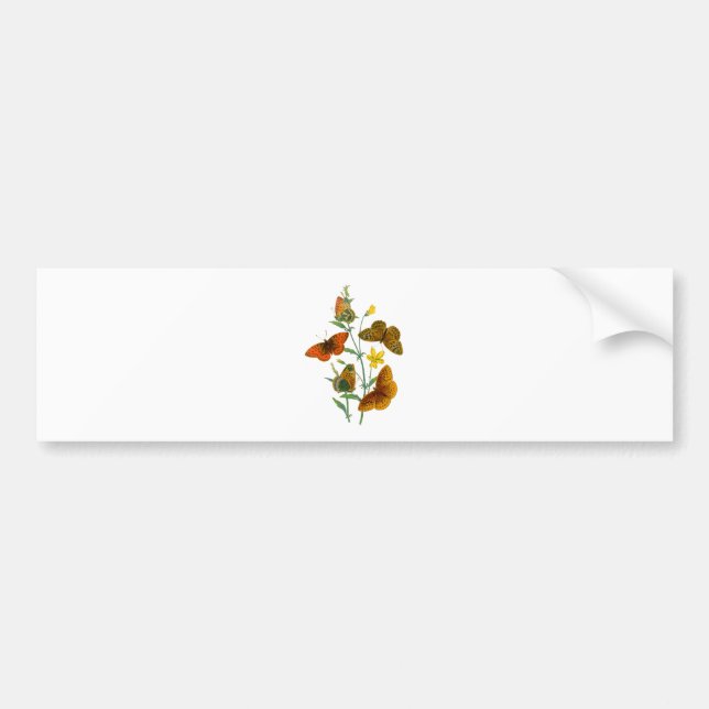 Beautiful Butterflies Bumper Sticker (Front)