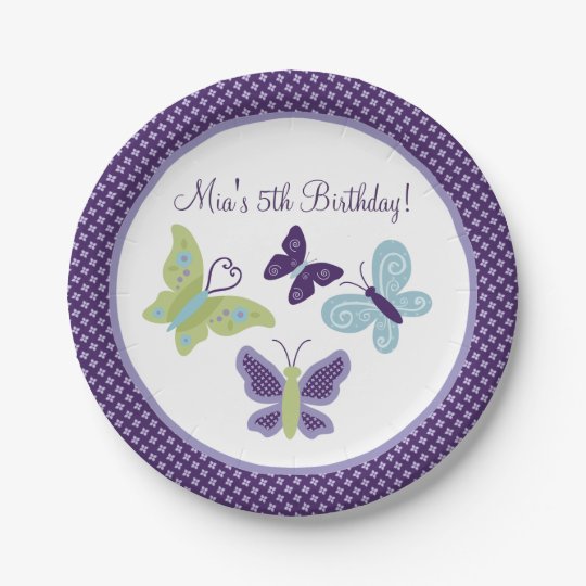 Beautiful Butterflies/Butterfly Party Plates