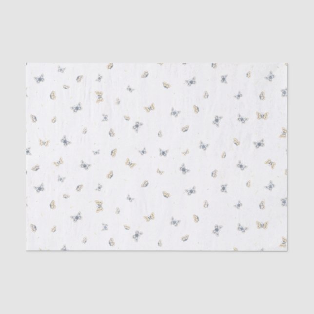 Beautiful Butterflies Garden and Nature Lovers Tissue Paper (Front)