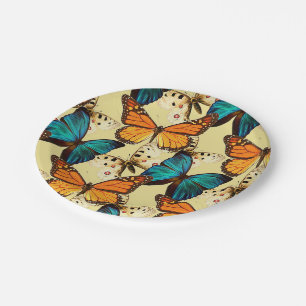 Beautiful Butterflies Paper Plates